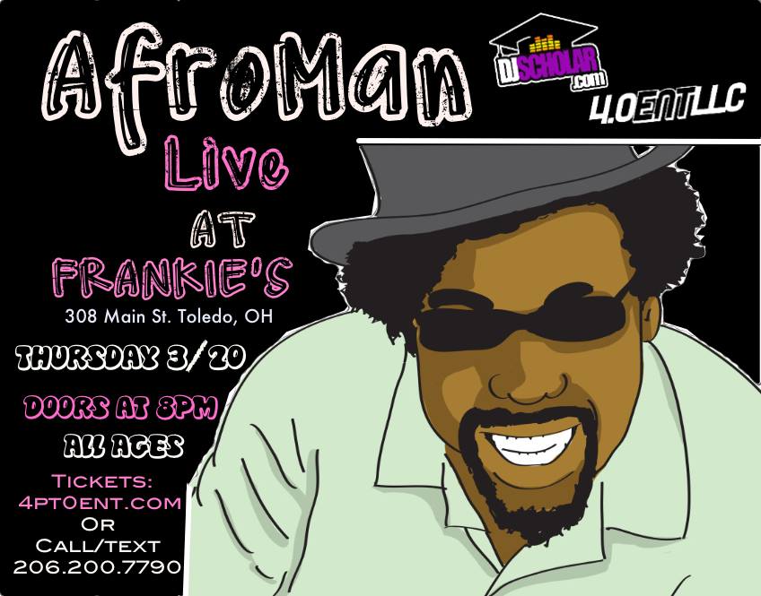 Afroman DJ Ell Frankie's Toledo, Ohio