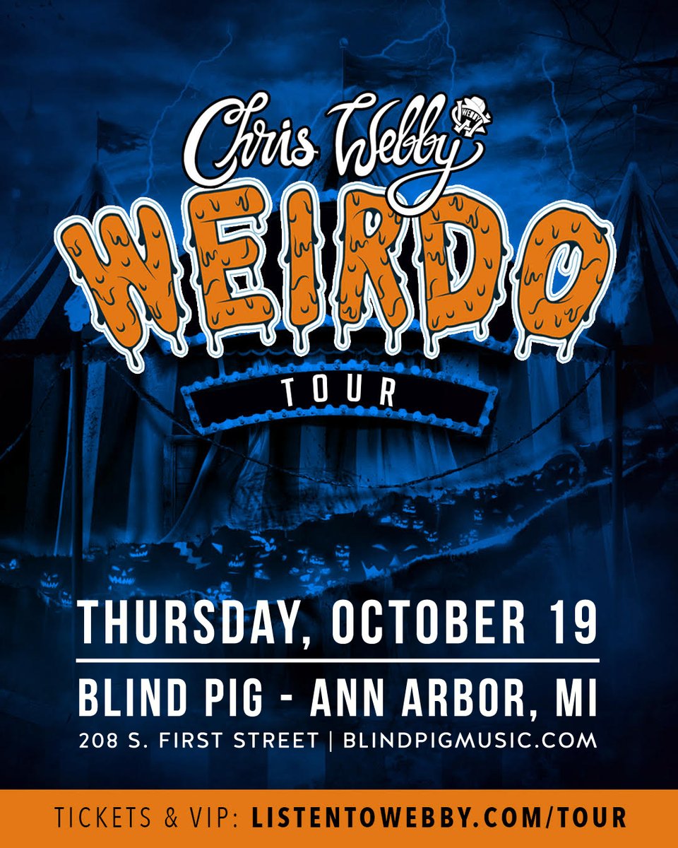 Chris Webby Weirdo Tour Blind Pig DJ Ell
