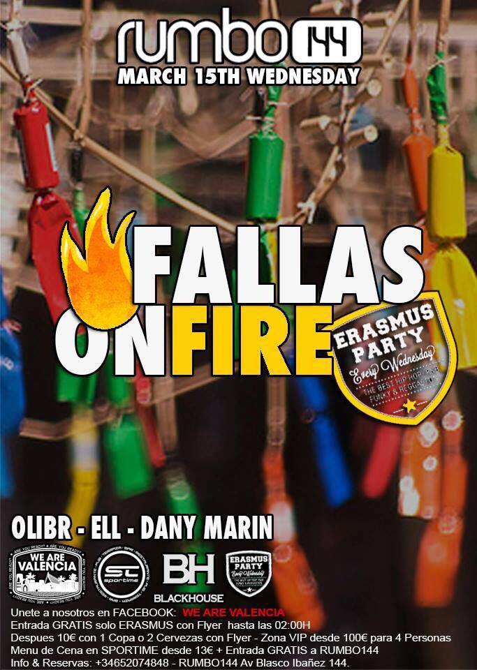 DJ Ell Fallas Rumbo 144 Flyer