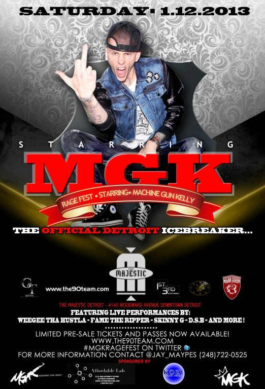 MGK, Machine Gun Kelly, DJ Ell, That DJ Ell, Majestic Theatre