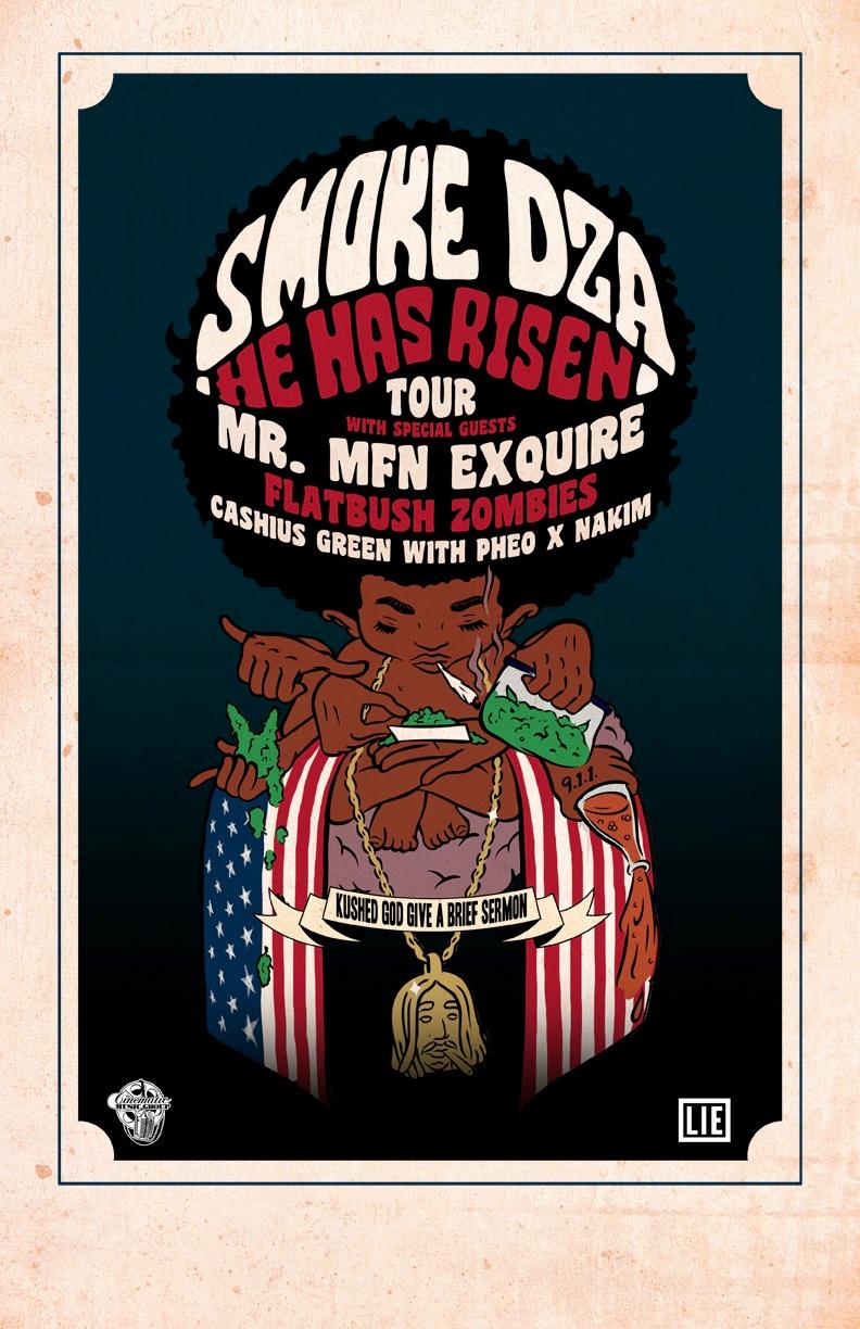 Smoke DZA He Has Risen Tour with DJ Ell