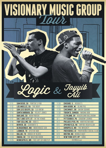 Visionary Music Group Tour W/ Logic, Tayyib Ali, DJ Ell Flyer